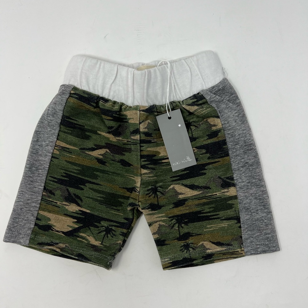 Mikki Miette Jungle Camo Shorts Green Pullon Shorts Boys 3 Months | NWT